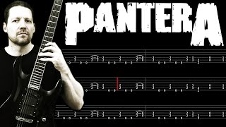 PANTERA Floods Outro Guitar Tab  Lesson [upl. by Turro774]