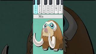 Swinub vs Piloswine vs Mamoswine  Character Jingles Part 41 pokemon piano mamoswine swinub [upl. by Leik926]