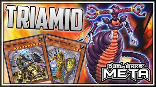 Best Budget Deck Triamids Abusing Gorgonic Guardian YuGiOh Duel Links [upl. by Rehotsirk]