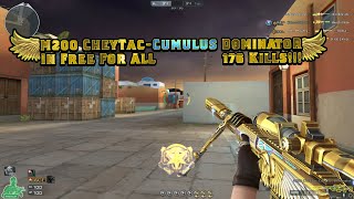 Crossfire West  NEW M200 CheyTacCumulus Dominator  176 Kills Free For All [upl. by Carolin]