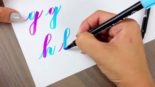 Improve your letters with this easy brush pen method [upl. by Conyers]