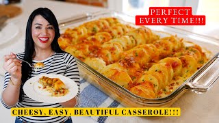 Easy Creamy Cheesy POTATO CASSEROLE Recipe  VIEWS ON THE ROAD [upl. by Hgieleak]