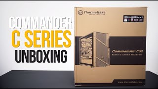 Thermaltake Chassis Commander C Series Unboxing [upl. by Quartet]