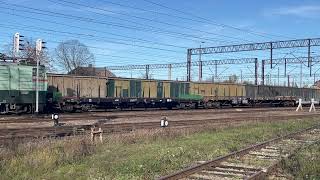 Szczecinek Odjazd ET22173ET42007 z mieszanką Szczecinek  Poznań Franowo PFA [upl. by Ssitruc]