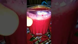 Pomegranate beetroot and banana smoothie Increase blood level lowhemoglobin viralshorts [upl. by Fae]