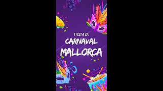 🎭 CARNAVAL MALLORCA  TRAVEL  SPAIN 🤩 [upl. by Kcirttap]