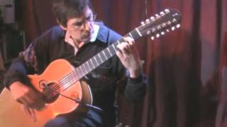 Bach Lute Suite Presto Jason Kessler 12 Steel String Classical Guitar [upl. by Raquela]