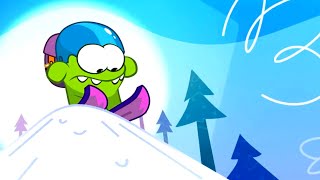 Om Nom 👀 Ski Race 🍿 Super Toons TV Po Polsku [upl. by Jay278]