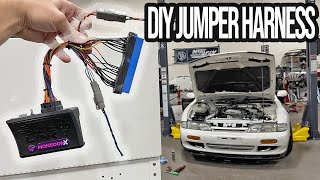 Wiring a Standalone ECU to a STOCK harness SR20DET Silvia build [upl. by Rotman]