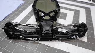 TLR 22 50 Elite Buggy Kit Build pt2  Front AArms Knuckles CHubs Axles  Netcruzer RC [upl. by Dulla]