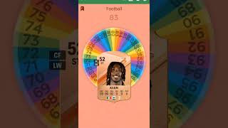 rerolling Moise Keans stats 1k special moisekean football soccer spinthewheel [upl. by Townshend]