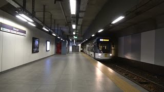 De Lijn Bombardier Flexity 2 Albatros 7308 Premetrostation Diamant te Antwerpen  tramlijn 15 [upl. by Eugatnom195]