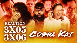 DOUBLE DROP  Cobra Kai 3x5  3x6  Group Reaction [upl. by Hamilah]