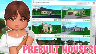 🏠Touring ALL The PREBUILT HOUSES in Bloxburg🏠 [upl. by Oirazan]