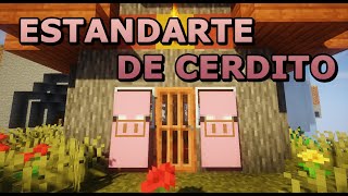 Estandarte de cerdito minecraft Shorts [upl. by Mikes]