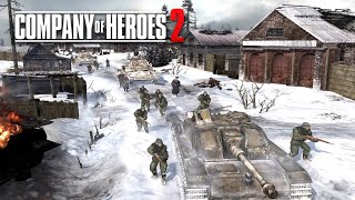 COMPANY OF HEROES 2 MULTIJUGADOR 4 vs 4 en el FRENTE ORIENTAL [upl. by Rik]