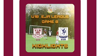 Potters Bar U18 v Enfield Town FC U18 EJA League Brown Division Game 8 Highlights 171124 [upl. by Nobile253]