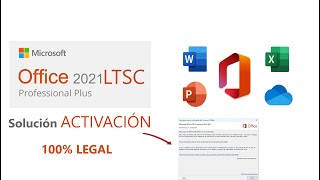 SOLUCIÓN licencia de activación OFFICE 2021 LTSC rápido y sencillo [upl. by Bodrogi702]