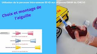 Utilisation de la perceuse Intra osseuse EZ IO aux urgencesSMUR du CHICVS 3 [upl. by Hernando546]