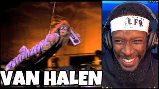 WHAT IN THE WORLD 🤣🔥 VAN REACTS TO VAN HALEN  PANAMA  REACTION [upl. by Enneirda]