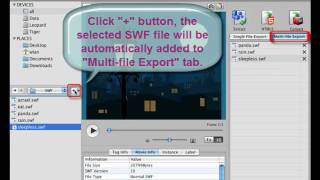 How to Convert SWF to HTML5 with Sothink SWF Decompiler for Mac [upl. by Ivor]