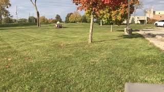 Ferris IS2000z Mowing Action October 2018 [upl. by Inhoj881]