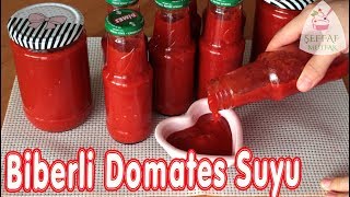 TÜM YEMEKLERİNİZ DE KULLANABİLECEĞİNİZ LEZZETLİ Mİ LEZZETLİ BİR DOMATES SOSU🍅KIŞLIK HAZIRLIKLAR🍅 [upl. by Amadeus]