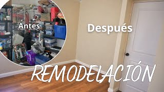 MAKEOVER✨ Nueva habitación💕 Transformación💫 Limpieza🫧 pintura🖌️ piso y puerta [upl. by Henriha401]