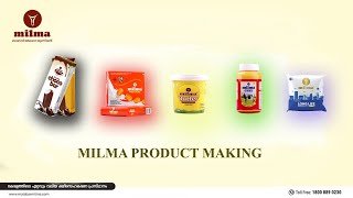 Milma Product Making  Chocobar Vending Peda Making  Butter Packing  Ghee Filling  UHT Packing [upl. by Atworth]