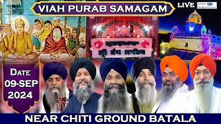 Gurdwara Kandh Sahib Batala Live Guru Nanak Dev Ji Viah Purab Samagam [upl. by Winfrid102]