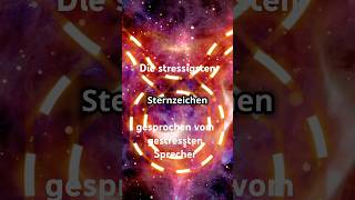 Die stressigsten Sternzeichen sternzeichen horoskop stress personal astrology science [upl. by Ahsinyar]