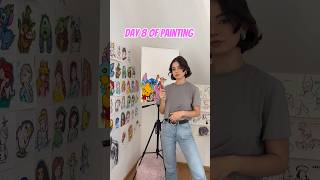 painting paintingprocess paintingideas art artist viralvideo dc fyp [upl. by Kcirrag465]