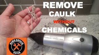 How to Easily Remove Silicone Caulk Without Using Chemicals [upl. by Sissie462]