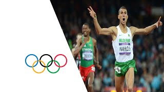 Taoufik Makhloufi ALG Wins 1500m Gold  London 2012 Olympics [upl. by Lledroc]