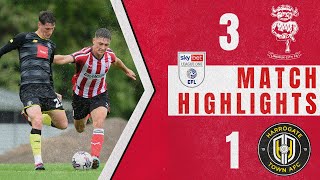 Match Highlights Lincoln City v Harrogate Town [upl. by Adekan15]