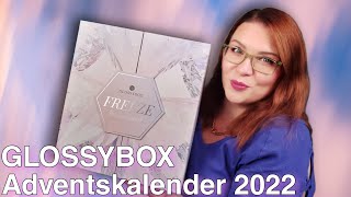 Super  GLOSSYBOX Adventskalender 2022  Unboxing  Verlosung  Unboxbutterfly Nicole [upl. by Aerdnat]