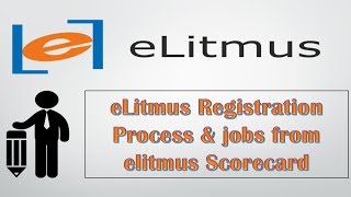 How to Register for eLitmus  Apply for jobs using eLitmus Scorecard [upl. by Rahcir]