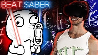 MEME SABER  Beat Saber VR Expert Level Gameplay [upl. by Hanauq]