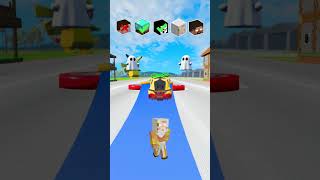 NOOB vs PRO vs HACKER vs HEROBRINE Car Jump Challenge 4 😎 🚗 shorts beamngdrive [upl. by Jaymie]