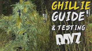 062 Exp DayZ Standalone  Ghillie Suit Guide amp Testing [upl. by Marijo]