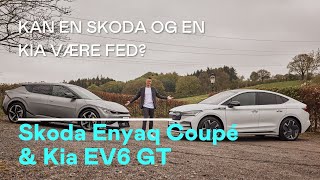 Fede Firmabiler Skoda Enyaq Coupé VS Kia EV6 GT [upl. by Lek]