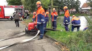 Jugendfeuerwehren Gemeinschaftsübung in Krempe 15092012 [upl. by Meelak]