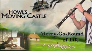 MerryGoRound of Life  Howls Moving Castle Clarinet and Piano Cover [upl. by Just]