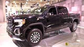 2019 GMC Sierra AT4  Exterior and Interior Walkaround  Debut at 2018 New York Auto Show [upl. by Sherrer]