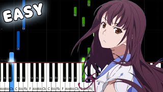 「Uchiage Hanabi」 DAOKO × 米津玄師『打上花火』  SLOW EASY Piano Tutorial animelovemen [upl. by Annayat]