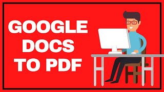 How to convert a Google Doc to a PDF [upl. by Svend]