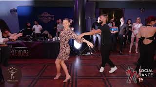 Panagiotis amp Edyta  Salsa Social Dancing  Back 2 Mambo  Prague 2022 [upl. by Ardnossac]