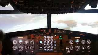 Boeing 727200 Home cockpit Challenging approaches 7 HIILS or LOC RWY 21 KROW [upl. by Hgieliak42]