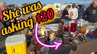 I Gave This Flea Market Vendor More Than She Was Asking [upl. by Lessirg]