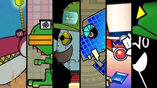 Super Paper Mario  All Bosses [upl. by Waterer]